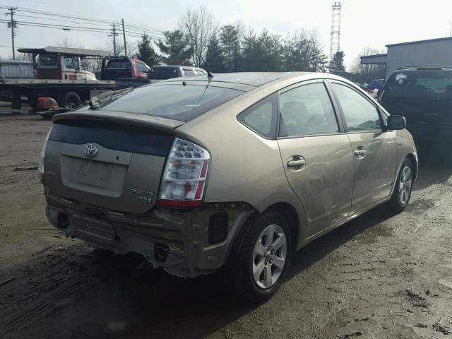 JTDKB20U477684196 - 2007 TOYOTA PRIUS GOLD photo 4