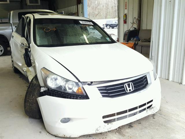 1HGCP3F81AA014512 - 2010 HONDA ACCORD EXL WHITE photo 1