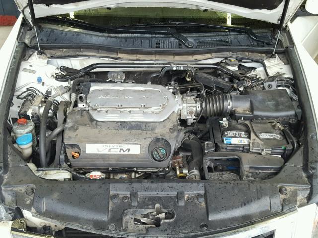 1HGCP3F81AA014512 - 2010 HONDA ACCORD EXL WHITE photo 7