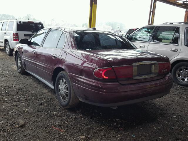 1G4HR54K94U209104 - 2004 BUICK LESABRE LI BURGUNDY photo 3