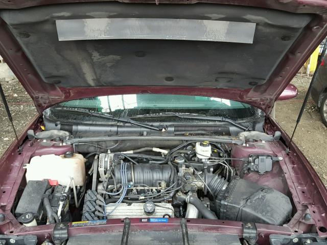 1G4HR54K94U209104 - 2004 BUICK LESABRE LI BURGUNDY photo 7