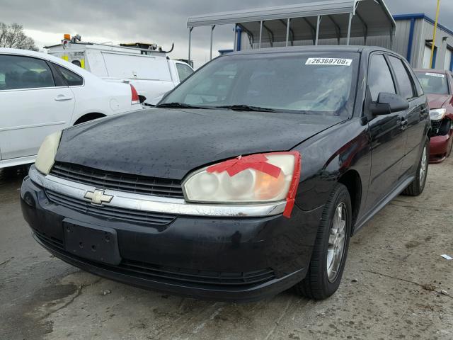 1G1ZT62865F340982 - 2005 CHEVROLET MALIBU MAX BLACK photo 2