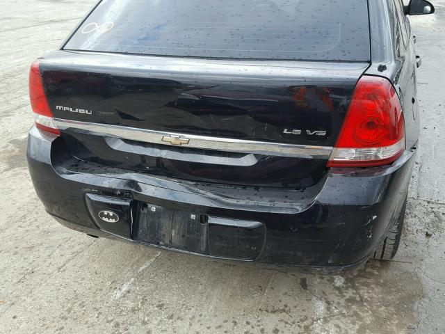 1G1ZT62865F340982 - 2005 CHEVROLET MALIBU MAX BLACK photo 9