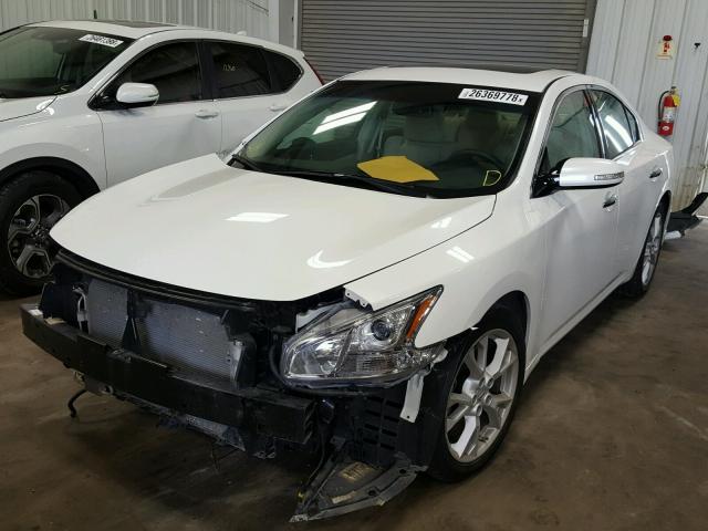 1N4AA5AP5CC838950 - 2012 NISSAN MAXIMA S WHITE photo 2