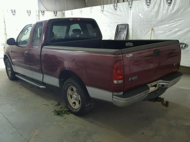 1FTRX17L03NA17980 - 2003 FORD F150 MAROON photo 3