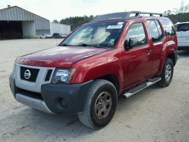 5N1AN0NUXCC509934 - 2012 NISSAN XTERRA OFF RED photo 2