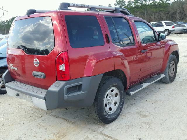 5N1AN0NUXCC509934 - 2012 NISSAN XTERRA OFF RED photo 4