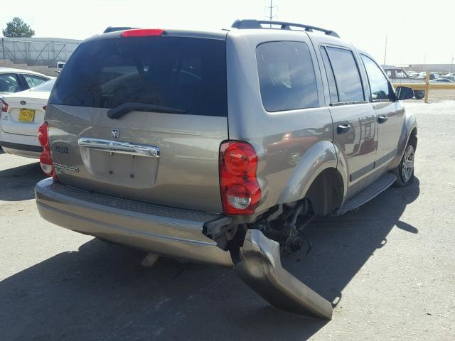 1D4HB48N56F167760 - 2006 DODGE DURANGO SL GOLD photo 4