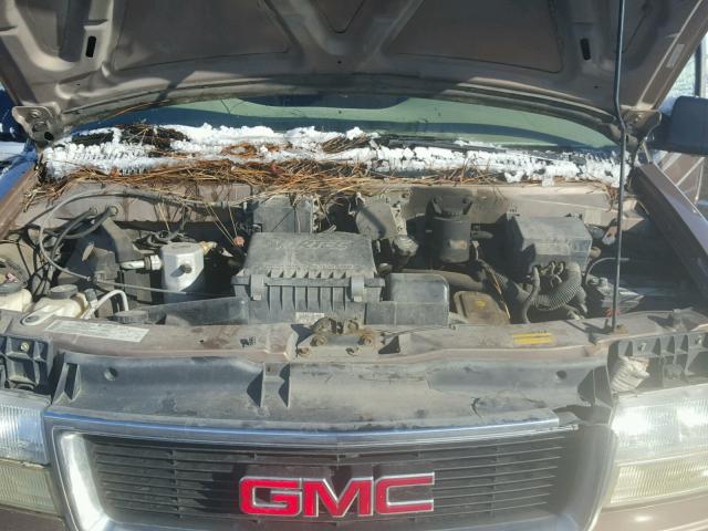 1GKEL19X44B504780 - 2004 GMC SAFARI XT GOLD photo 7