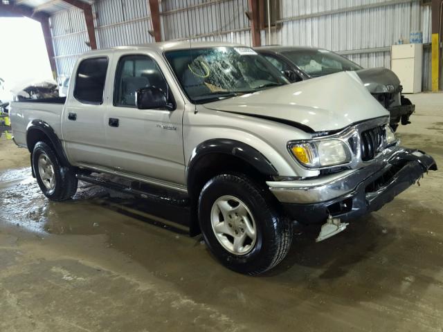 5TEGN92N33Z213140 - 2003 TOYOTA TACOMA DOU SILVER photo 1