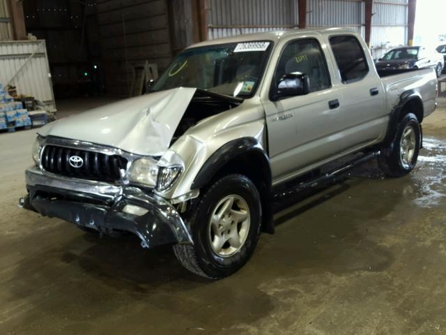 5TEGN92N33Z213140 - 2003 TOYOTA TACOMA DOU SILVER photo 2