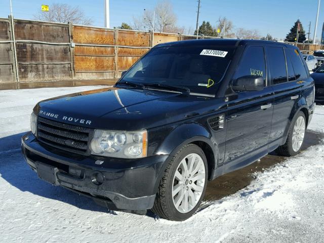 SALSH23456A948580 - 2006 LAND ROVER RANGE ROVE BLACK photo 2