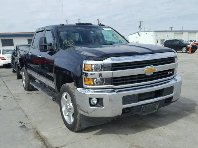 1GC1KWE88FF101194 - 2015 CHEVROLET SILVERADO BLACK photo 1