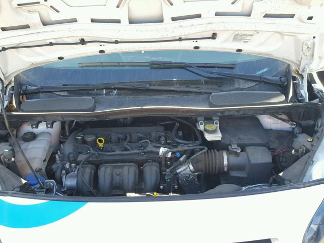 NM0LS7E70F1185138 - 2015 FORD TRANSIT CO WHITE photo 7