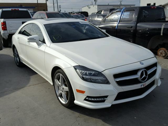 WDDLJ7DB2DA059037 - 2013 MERCEDES-BENZ CLS 550 WHITE photo 1