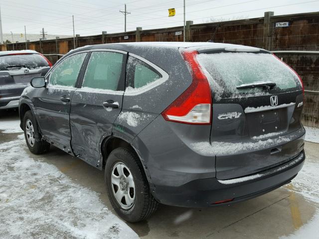 2HKRM4H31CH623684 - 2012 HONDA CR-V LX CHARCOAL photo 3