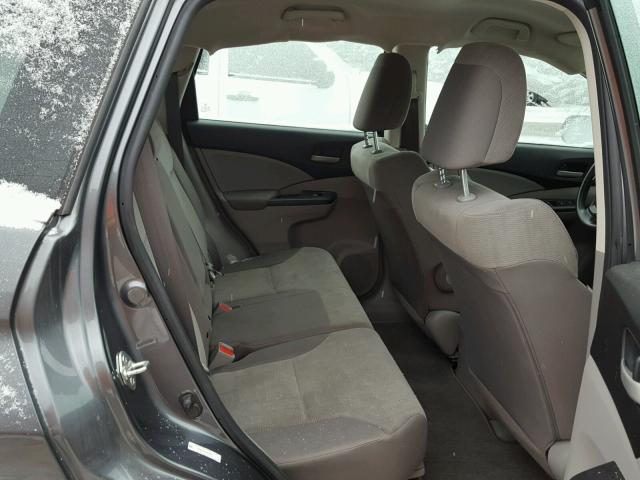 2HKRM4H31CH623684 - 2012 HONDA CR-V LX CHARCOAL photo 6