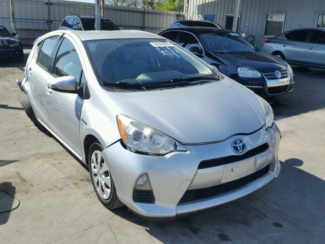 JTDKDTB30D1532290 - 2013 TOYOTA PRIUS C SILVER photo 1