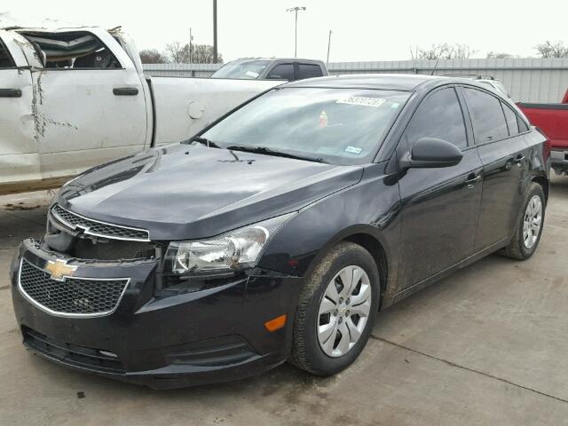 1G1PA5SH9E7486939 - 2014 CHEVROLET CRUZE LS BLACK photo 2