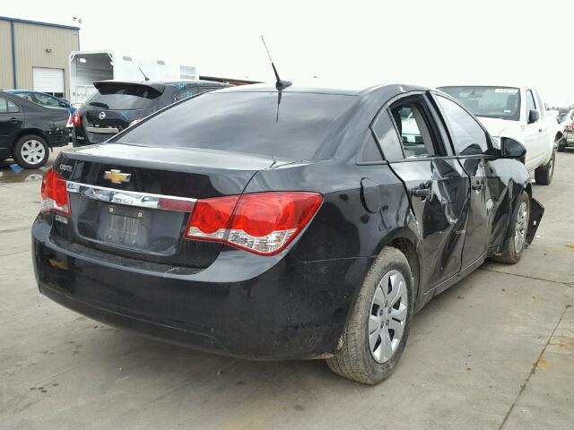 1G1PA5SH9E7486939 - 2014 CHEVROLET CRUZE LS BLACK photo 4