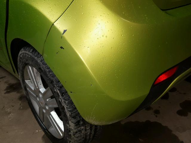 KL8CC6S9XDC504653 - 2013 CHEVROLET SPARK 1LT Зеленый фото 10
