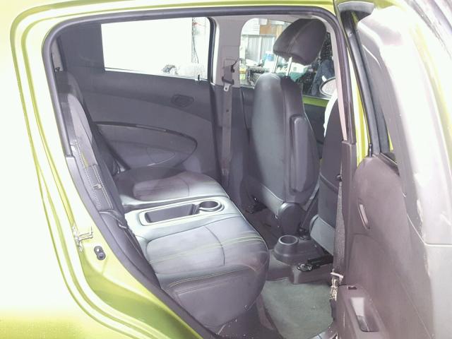 KL8CC6S9XDC504653 - 2013 CHEVROLET SPARK 1LT Зеленый фото 6