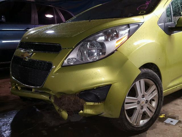 KL8CC6S9XDC504653 - 2013 CHEVROLET SPARK 1LT GREEN photo 9