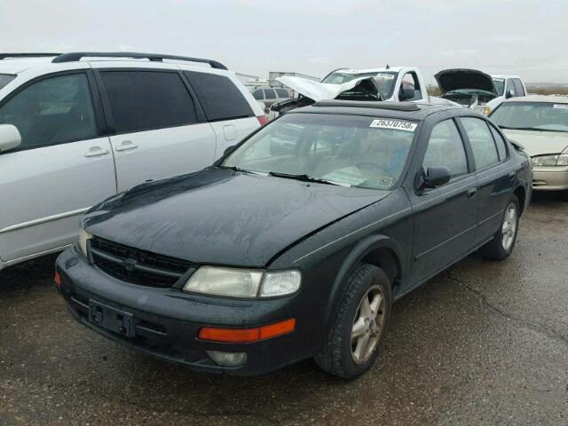 JN1CA21D5VT212828 - 1997 NISSAN MAXIMA GLE BLACK photo 2