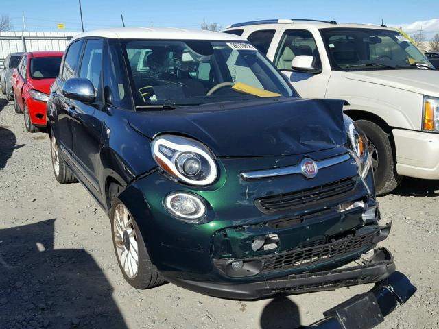 ZFBCFACH4FZ032833 - 2015 FIAT 500L LOUNG GREEN photo 1