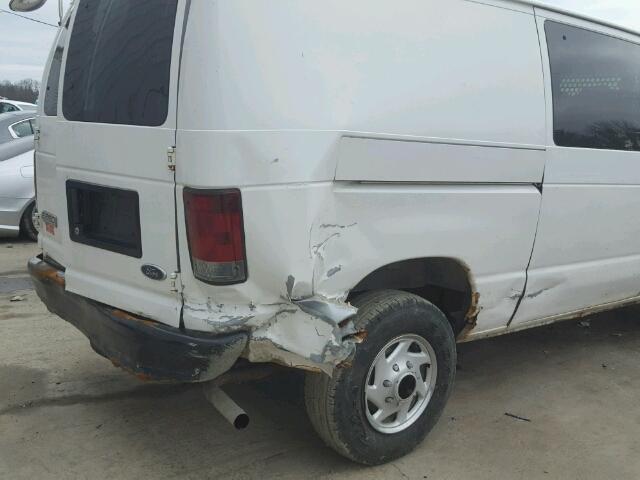 1FTNE24W18DA46880 - 2008 FORD ECONOLINE WHITE photo 9