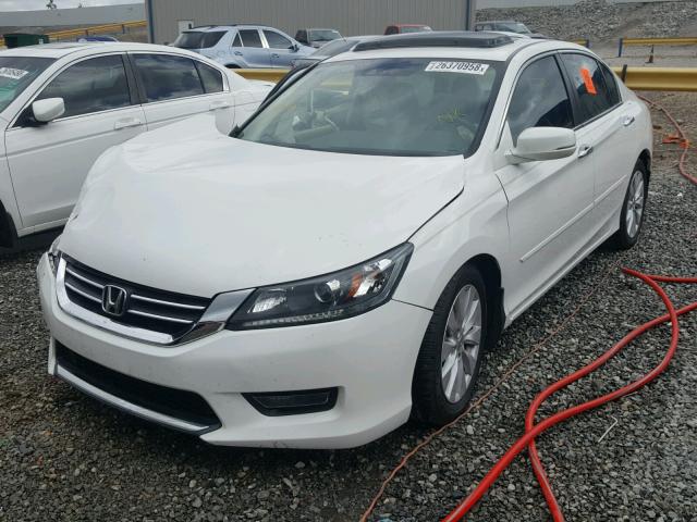 1HGCR2F84EA180906 - 2014 HONDA ACCORD EXL WHITE photo 2