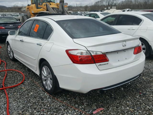 1HGCR2F84EA180906 - 2014 HONDA ACCORD EXL WHITE photo 3