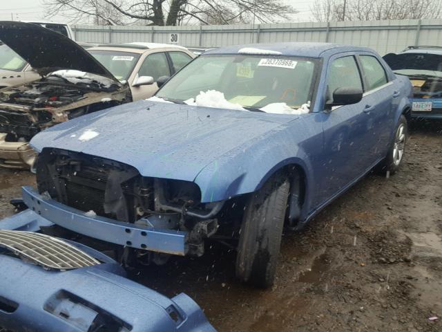 2C3KA43R77H720249 - 2007 CHRYSLER 300 BLUE photo 2