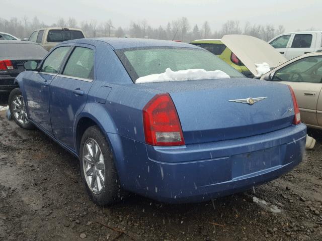 2C3KA43R77H720249 - 2007 CHRYSLER 300 BLUE photo 3