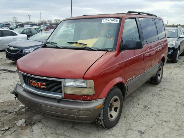 1GKEL19W5XB504170 - 1999 GMC SAFARI XT RED photo 2