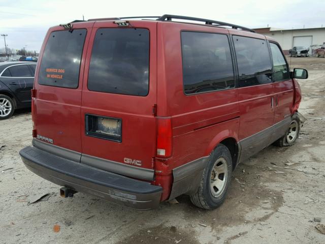 1GKEL19W5XB504170 - 1999 GMC SAFARI XT RED photo 4