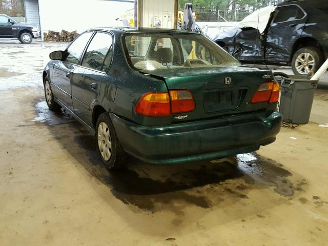 2HGEJ6619XH583312 - 1999 HONDA CIVIC BASE GREEN photo 3