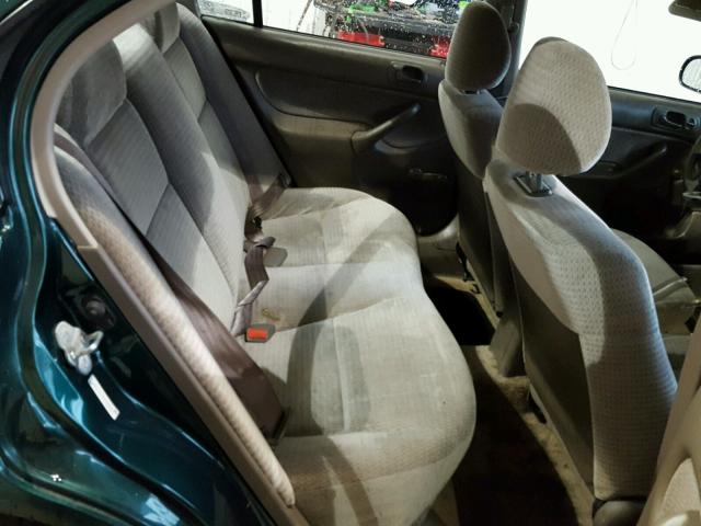 2HGEJ6619XH583312 - 1999 HONDA CIVIC BASE GREEN photo 6