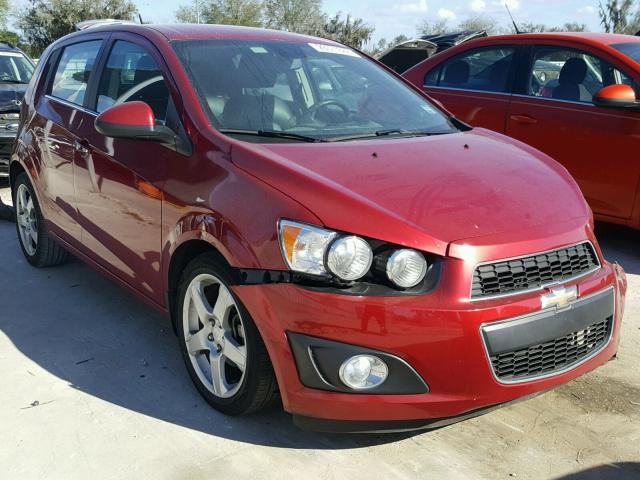 1G1JE6SH3D4138800 - 2013 CHEVROLET SONIC LTZ RED photo 1