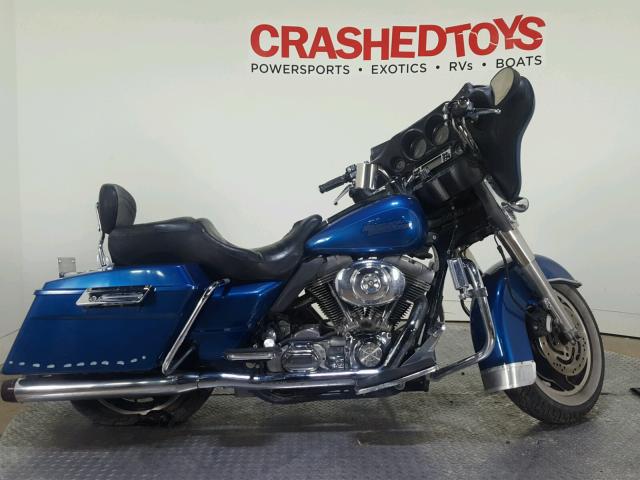 1HD1DDV146Y693343 - 2006 HARLEY-DAVIDSON FLHT BLUE photo 1