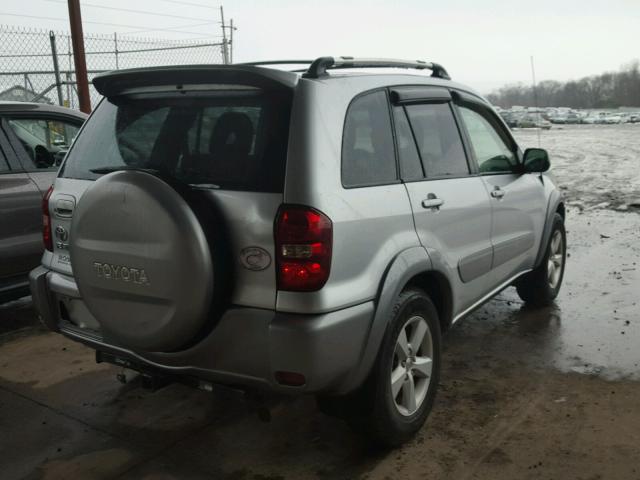 JTEGD20V456001050 - 2005 TOYOTA RAV4 SILVER photo 4