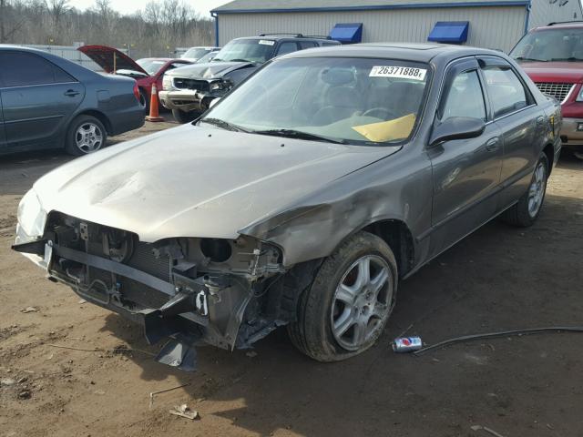 1YVGF22F5Y5125238 - 2000 MAZDA 626 ES GRAY photo 2