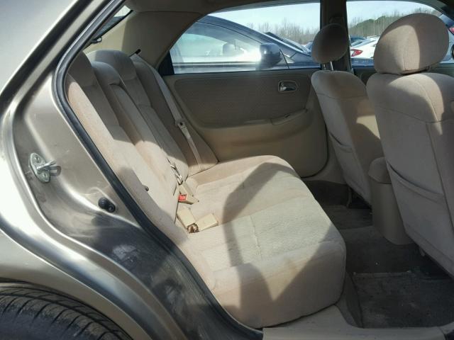 1YVGF22F5Y5125238 - 2000 MAZDA 626 ES GRAY photo 6