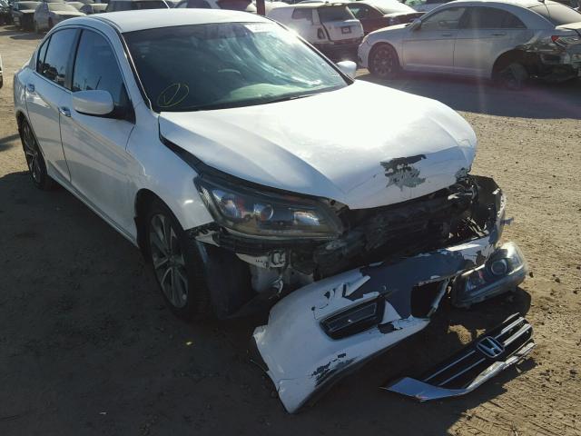 1HGCR2F57FA071721 - 2015 HONDA ACCORD SPO WHITE photo 1