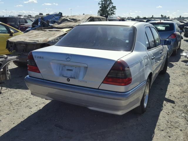 WDBHA29G0WA545600 - 1998 MERCEDES-BENZ C 280 SILVER photo 4