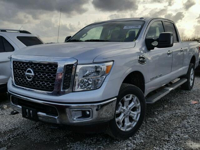 1N6AA1F4XGN511954 - 2016 NISSAN TITAN XD S SILVER photo 2