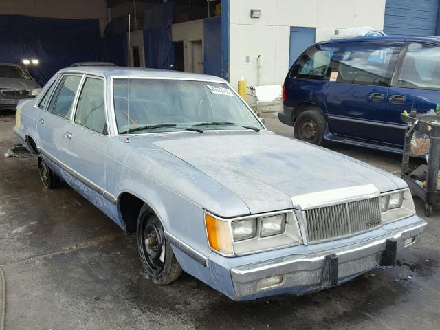 1MEBP8936DG608097 - 1983 MERCURY MARQUIS BA BLUE photo 1