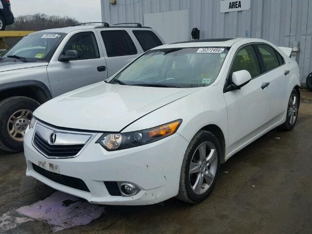 JH4CU2F45DC001039 - 2013 ACURA TSX WHITE photo 2