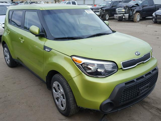 KNDJN2A28E7720680 - 2014 KIA SOUL GREEN photo 1