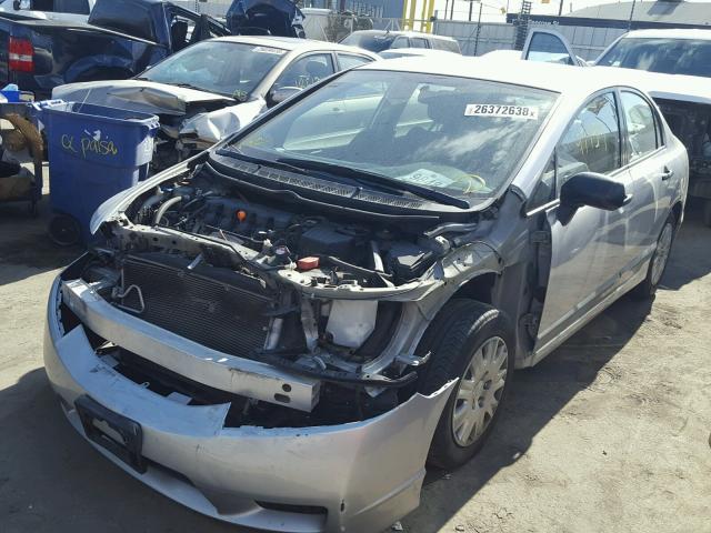 2HGFA1F35AH587793 - 2010 HONDA CIVIC VP SILVER photo 2